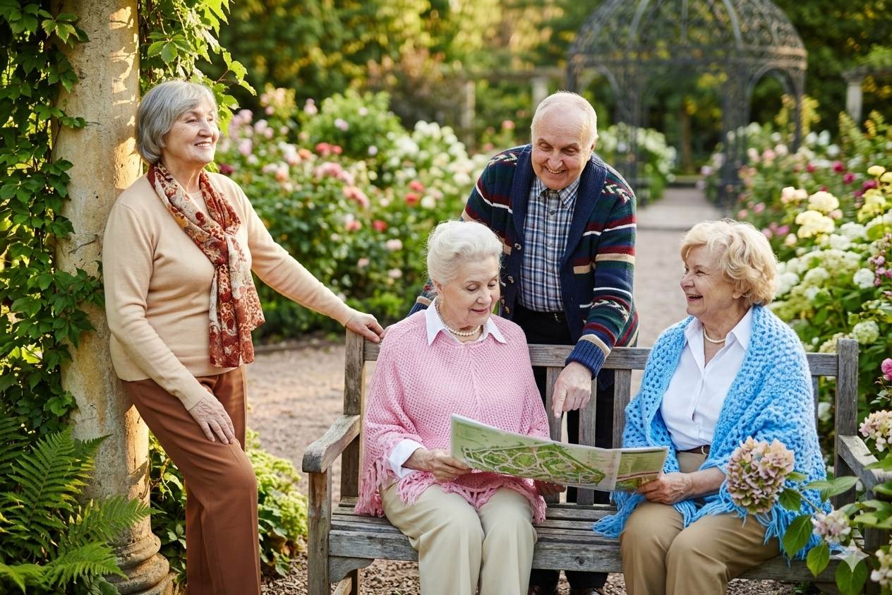 Consultant helping family