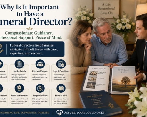 Why is it important to have a funeral director?
